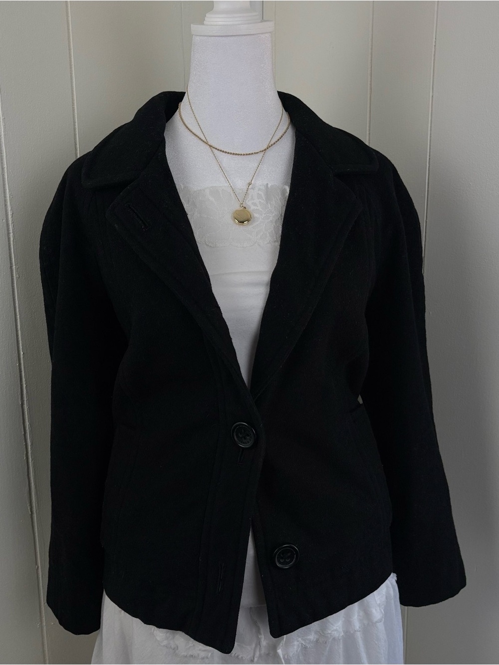 GAP Black Single-Breasted Women's Blazer